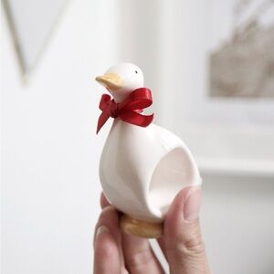 Vintage Ron Gordon designs Set of 4 Duck Napkin Rings GUC